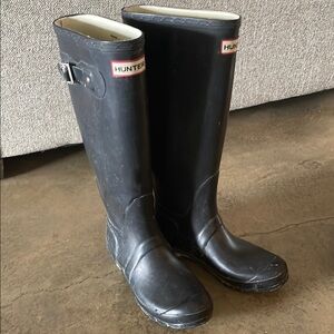 Hunter Black Rain Boots
